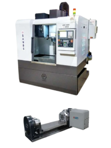 VMC MAchining service - CATI's VMC Machine with 4th Axis Rotating Table